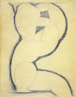 Amedeo Modigliani Caryatid